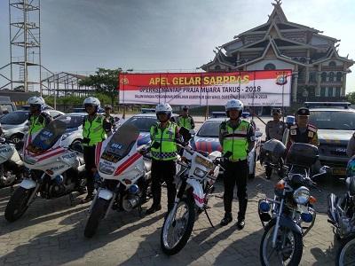 Pengamanan Pilgubri, Polresta Pekanbaru Gelar Kesiapan Peralatan