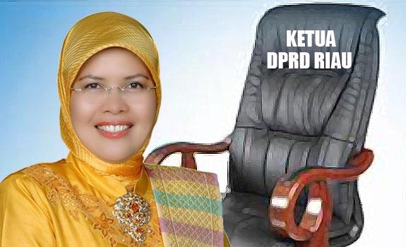 Septina Dilantik Jadi Ketua DPRD Riau 24 Oktober
