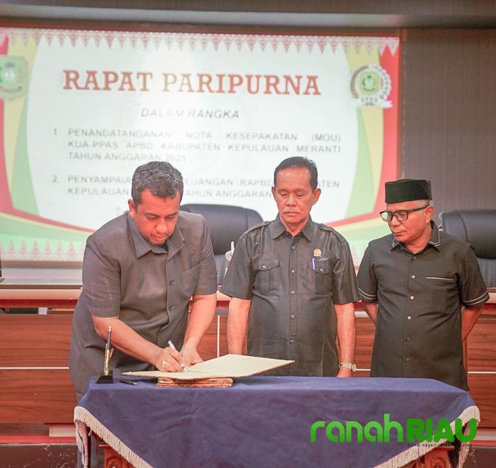 DPRD dan Pemkab Meranti Sepakat APBD 2025 Capai Rp1,3 Triliun