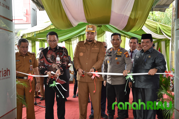 BRK Syariah Resmikan Kantor Kedai Inhu Pasar Rengat, Tingkatkan layanan bagi Masyarakat