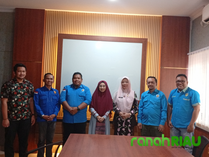 Satgas SP3-SR Sambangi Dinas Perkebunan Riau, Diskusikan penertiban Kawasan Hutan