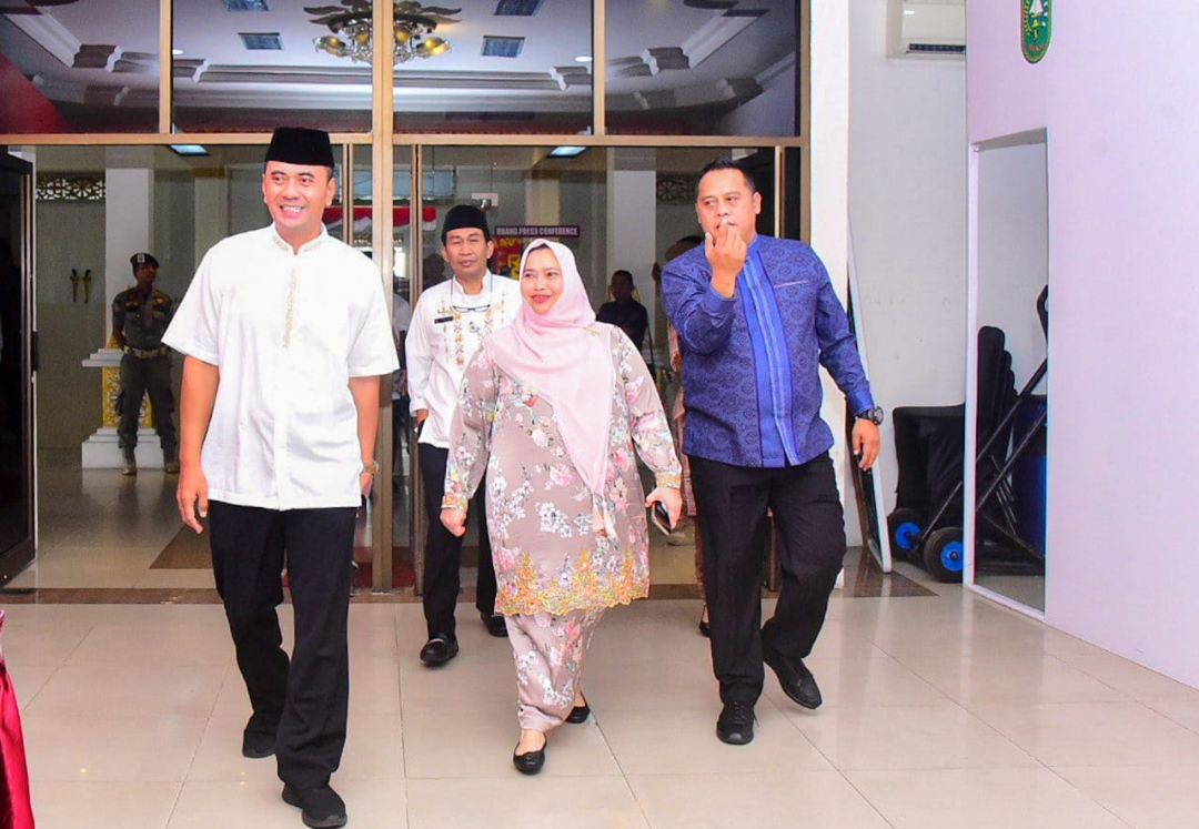 Hadiri Acara Shukuran, Bupati Bengkalis Ucapkan Selamat HUT ke-64 Kepada Korem 031 Wira Bima