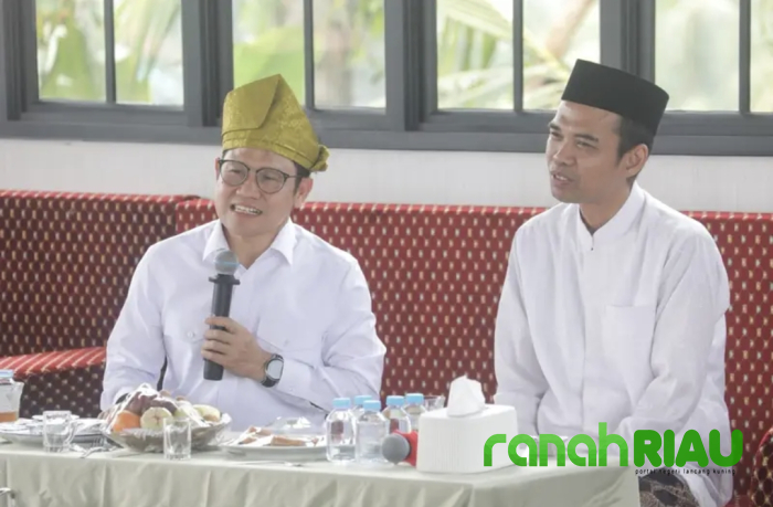 Bertemu UAS di Kampar, Gus Muhaimin Ajak Ulama Bersatu: Beda Pilihan Cukup Lima Menit