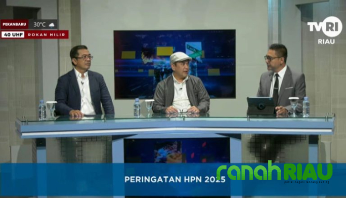 Zulmansyah Sekedang paparkan makna Tema HPN 2025 Riau dalam Dialog Riau Cemerlang