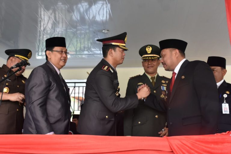 Kapolres Kampar dan seluruh Forkompinda hadiri Peringatan Hari kesaktian Pancasila
