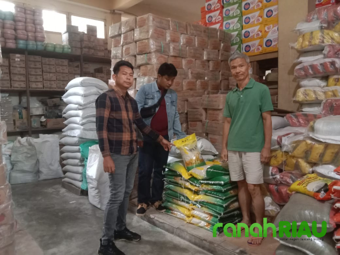Satgas Pangan Polres Kuansing Pastikan Harga Beras di Pasar Sesuai dengan Harga HET