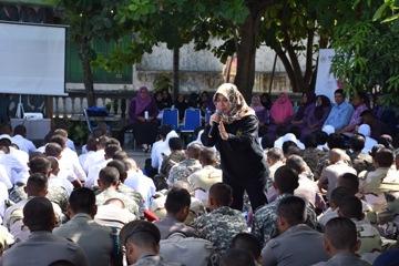 Siswa Taruna Ikuti Sosialisasi 4 Pilar dan Pelatihan Motivasi