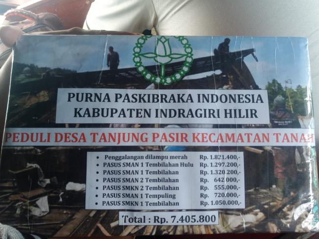 Sejumlah Passus Sekolah Berpartisipasi Galang Dana