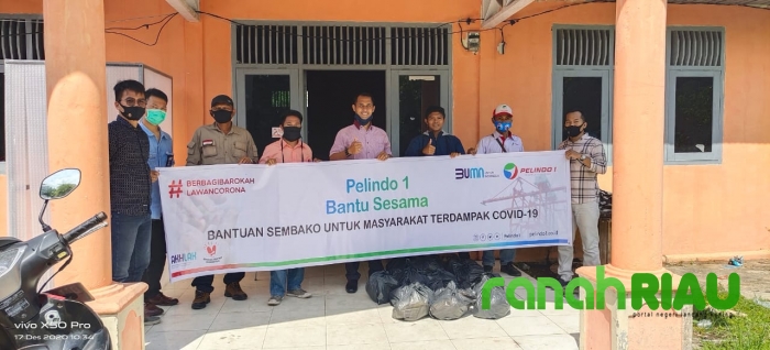PT.Pelindo 1 Tembilahan Percayakan FKWI Salurkan Paket Sembako