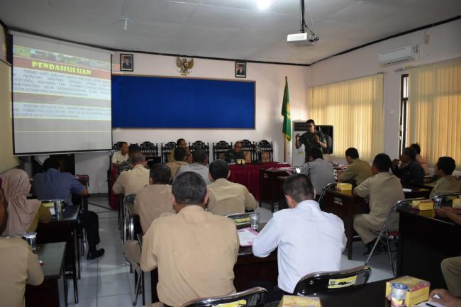 Tegal Adakan Rakor TMMD Reguler 105 di wilayah Kodim 0712/Tegal