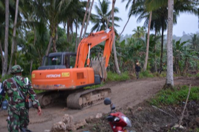 Bantu Percepat Pembangunan, Satgas TMMD ke-104 Tambah Alat Berat
