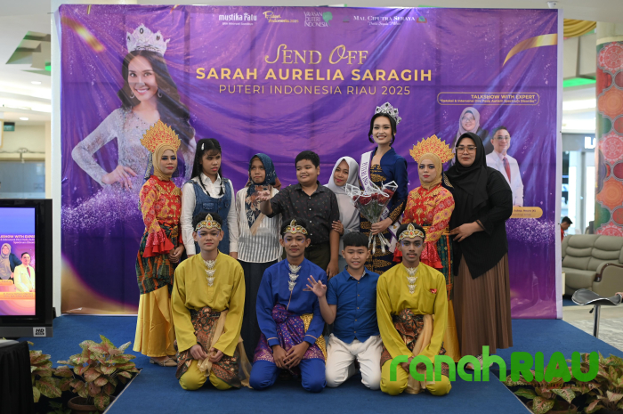 Puteri Indonesia Riau 2025 Gelar Send-Off dan Peringatan Bulan Peduli Autisme di Mal Ciputra Seraya