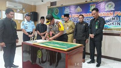 Pimpinan CJS MoU Sidang Tilang dan Jadwal Sidang Pidana di PN Bangkinang