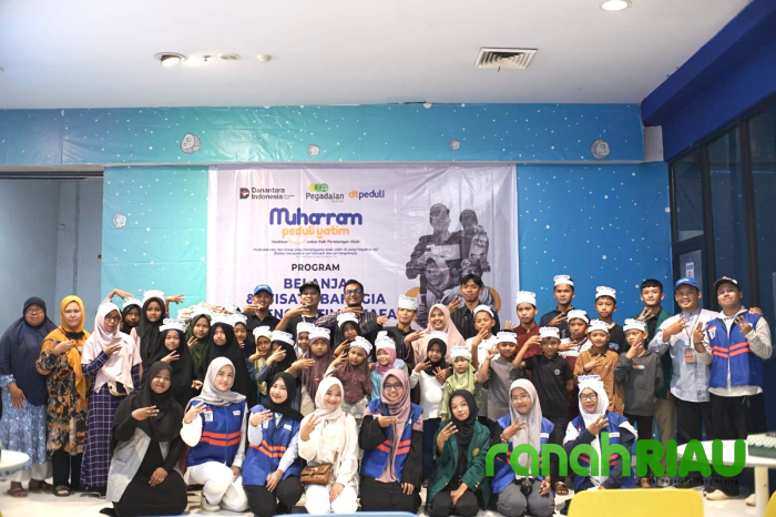 PT. Pegadaian Cabang Syariah Subrantas dan DT Peduli Riau, Belanja dan Wisata Bahagia Bareng Yatim