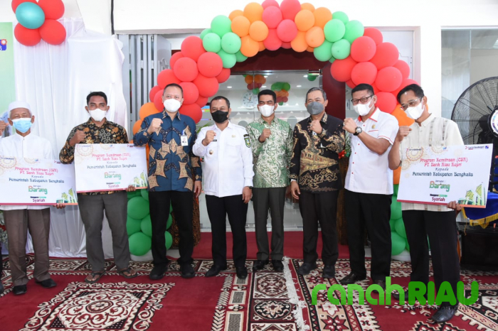 Wabup Bengkalis Resmikan Jaringan Kantor Baru PT. BRK Kedai Syariah di Kecamatan Bantan