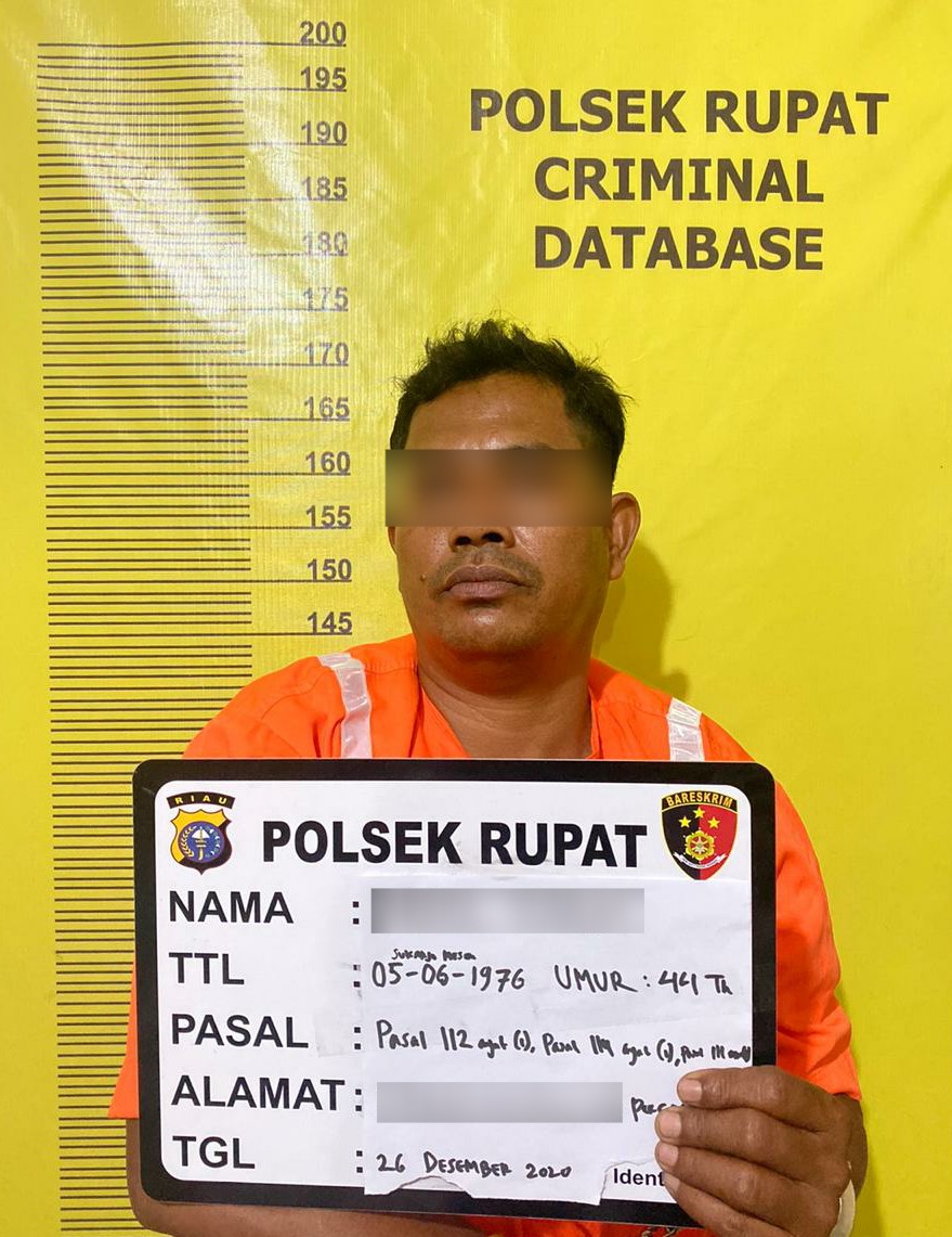 AK Warga Rupat DPO Tertangkap, Diduga Narkoba dari B Sekarang DPO Polsek Rupat