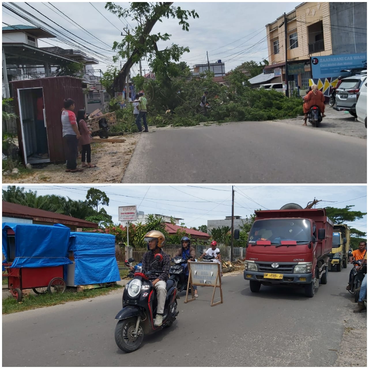 Proyek Jalan Desa Harapan Duri Diduga Merusak dan Merugikan Pemerintah