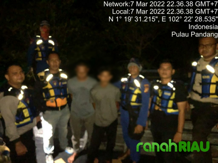 Satpolairud Meranti amankan belasan kubik Kayu Ilog