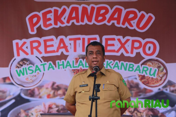 Pj Wali Kota Pekanbaru resmi buka Agenda Kreatif Expo Produk Wisata Halal Pekanbaru 