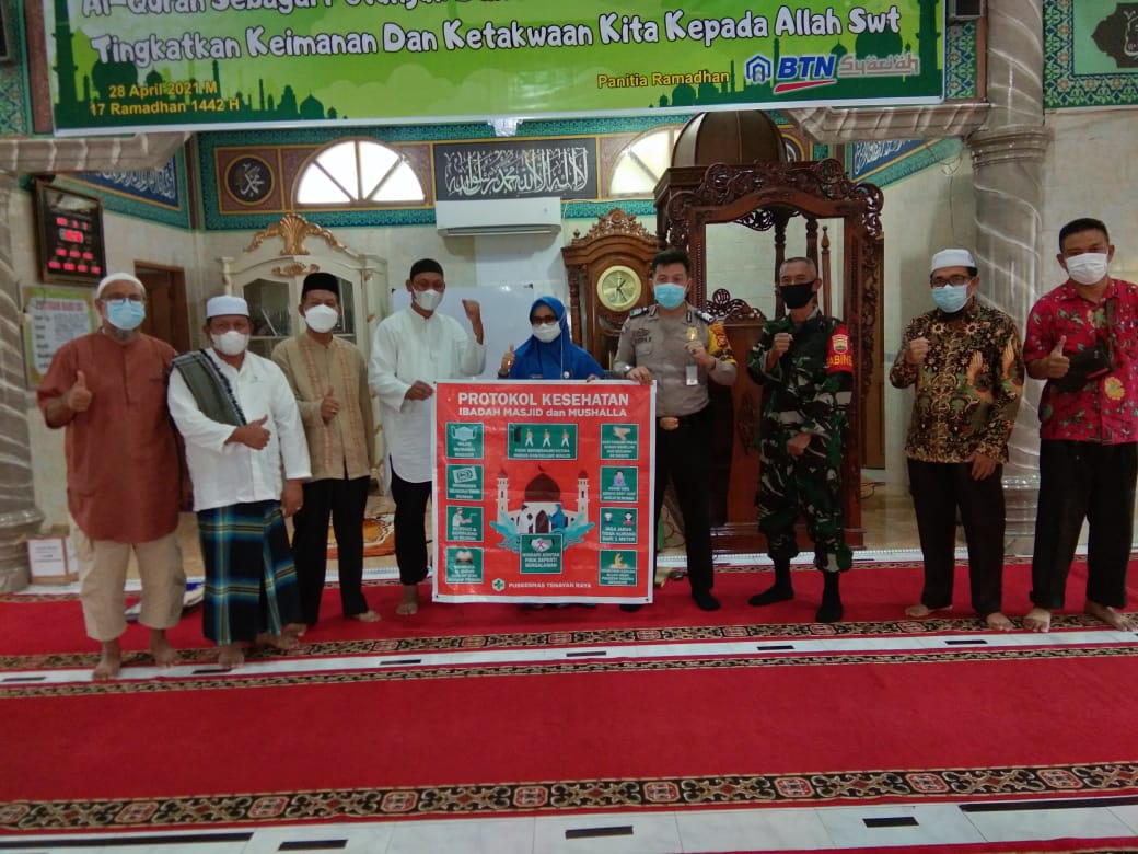 Sosialisasi Puskesmas Tenayan Raya di Masjid dan Musholla