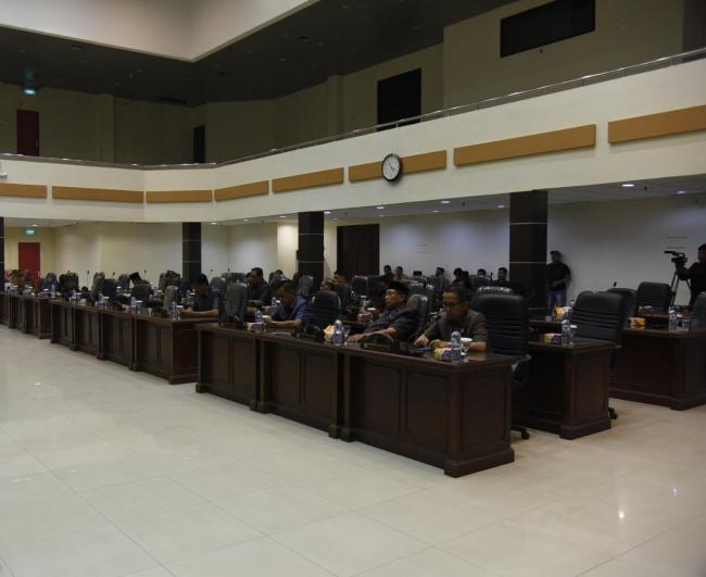 Rapat Paripurna Ke - 6 Masa Sidang 1, Pidato Bupati Inhil Tentang LKPJ 2017 Dan Usulan 6 Ranperda