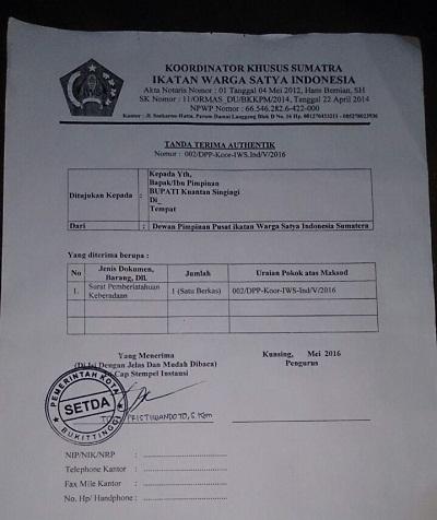 Persoalan Stempel Pemda Kota Bukit Tinggi, Kabag Humas Pemkab Kuansing Beri Penjelasan