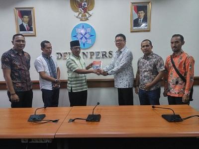 Konsultasi dengan Dewan Pers, Diskominfo Inhil Dapatkan beberapa Point, Ini jelasnya