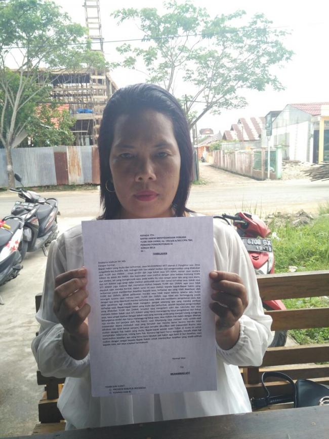 Merasa Tidak Dapatkan Keadilan, Warga Inhil Ini Surati Presiden.. Hmmm Ada apa yah.?