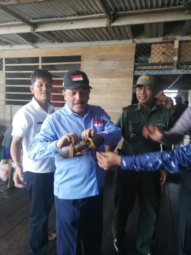 Ketua DPC HNSI Inhil Tinjau Potensi Siput Laut Sebagai Komoditas Ekspor