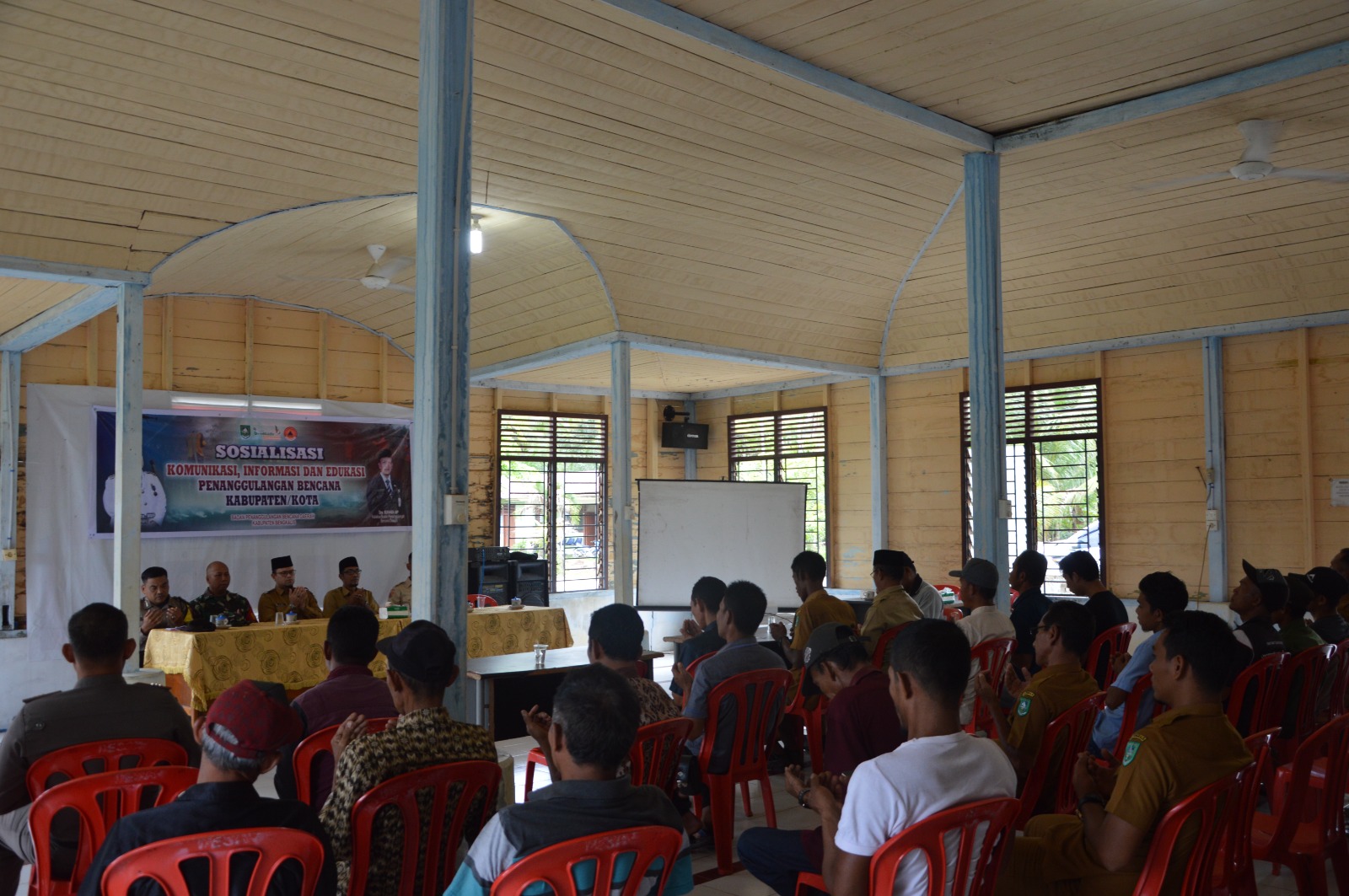 Tingkatkan Layanan Informasi Edukasi, BPBD Bengkalis Gencarkan Sosialisasi Simulasi Bencana