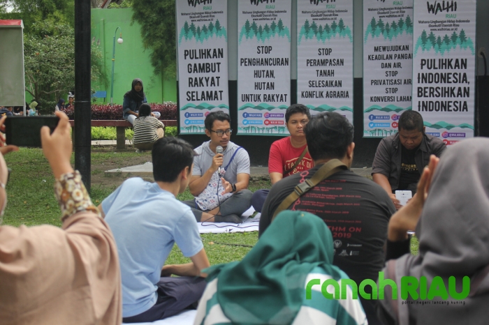 Peringati Hari Lahan Basah Sedunia, Walhi Riau kumandangkan darurat karhutla dan abrasi