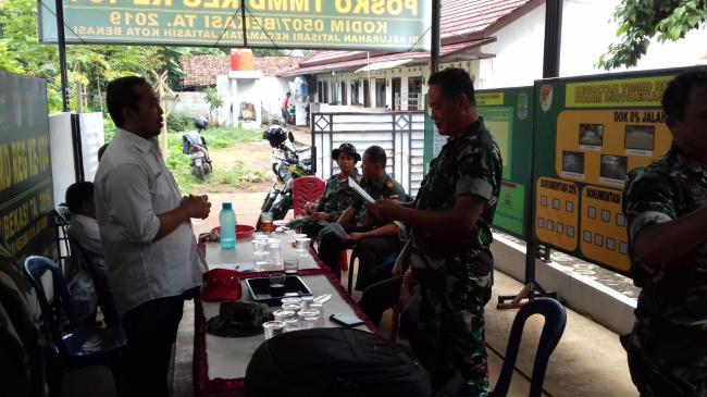 Warga Bersama Satgas TMMD Siap Sambut Kedatangan Pangdam Jaya & Tim Mabesad