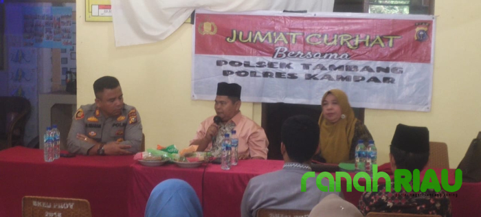 Jumat Curhat, Polsek Tambang dengar keluhan Masyarakat Desa Padang Luas