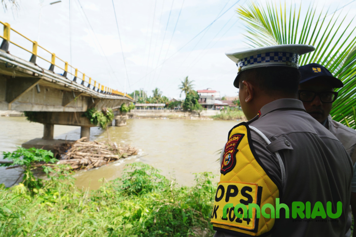 Alami Penurunan Pilar yang Signifikan, Jembatan Sei Rokan semakin tidak aman bagi Pengguna Jalan 