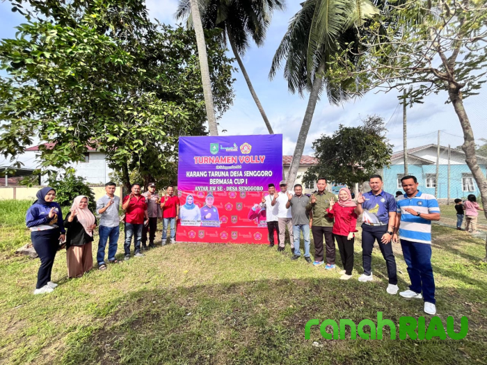 Dana Bermasa 2024, Pemdes Senggoro Gelar Turnamen Volly Ball Antar RW