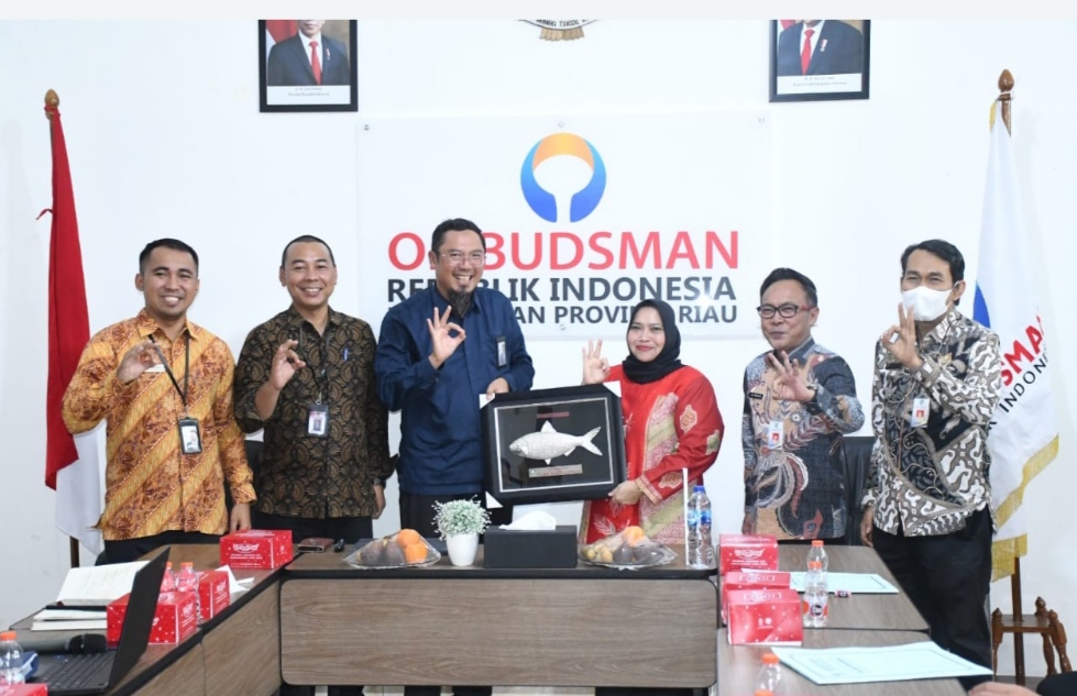 Demi Pelayanan Publik, Bupati Bengkalis Bersilaturahmi ke Ombudsman Perwakilan Riau