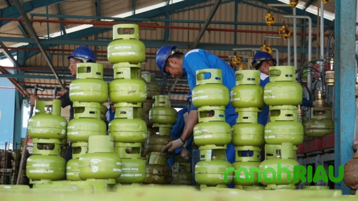 Jelang Ramadan, Pemprov Riau Pastikan Stok Gas bersubsidi Aman