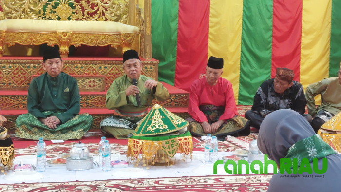 Lembaga Adat Melayu Riau terima Kunjungan Delegasi Muar Johor dengan Jamuan Adat 