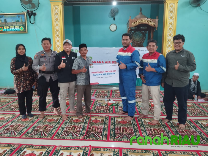 Beri Solusi Masalah Air, Pertagas resmikan Sarana distribusi Air Bersih di Rokan Hilir