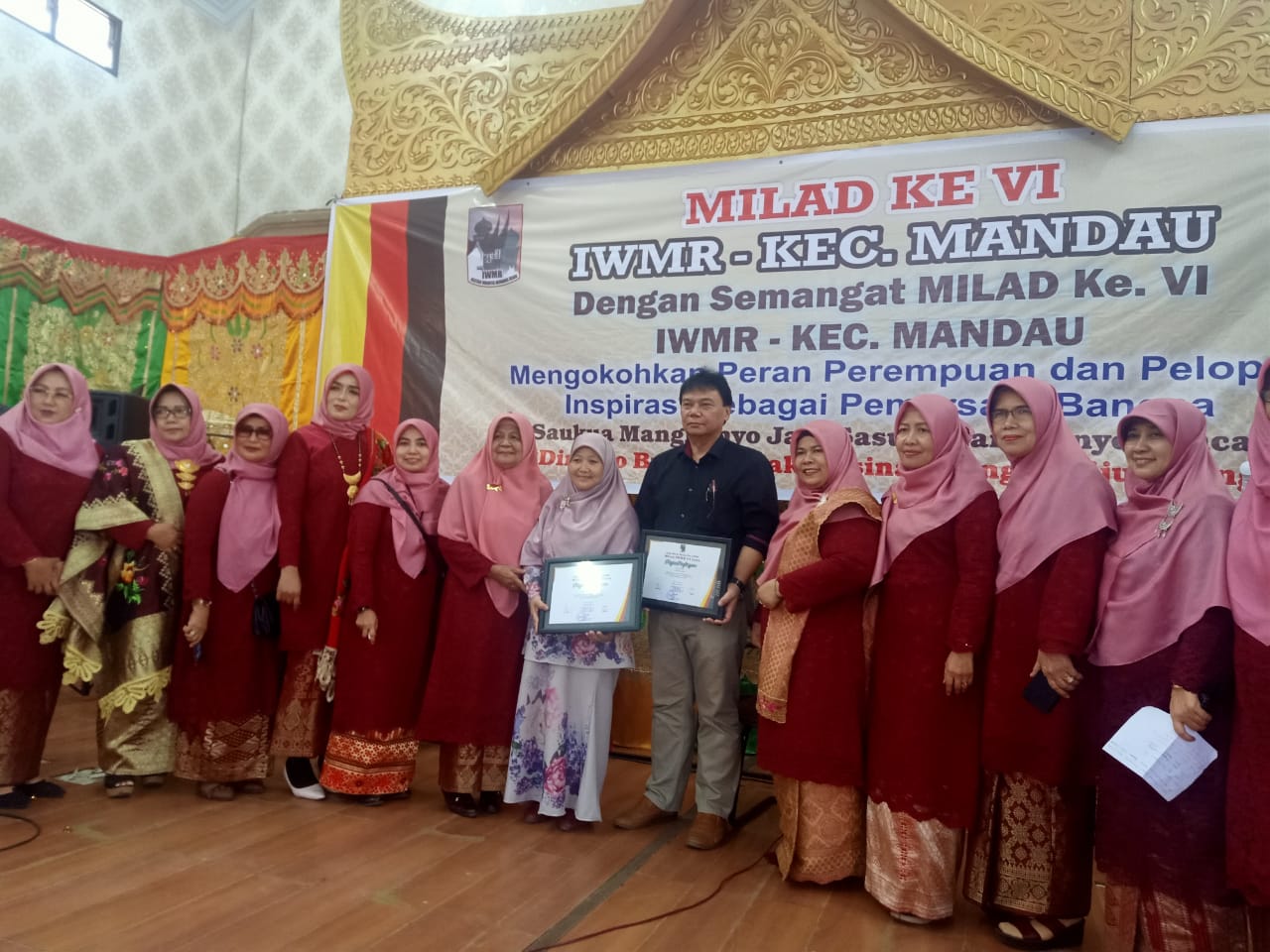 Kasmarni Wakili Bupati Bengkalis di Milad IWMR Mandau