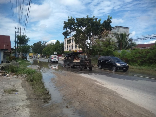 Kerap Banjir, PUPR Koordinasi permasalahan Jalan Hangtuah dengan Provinsi