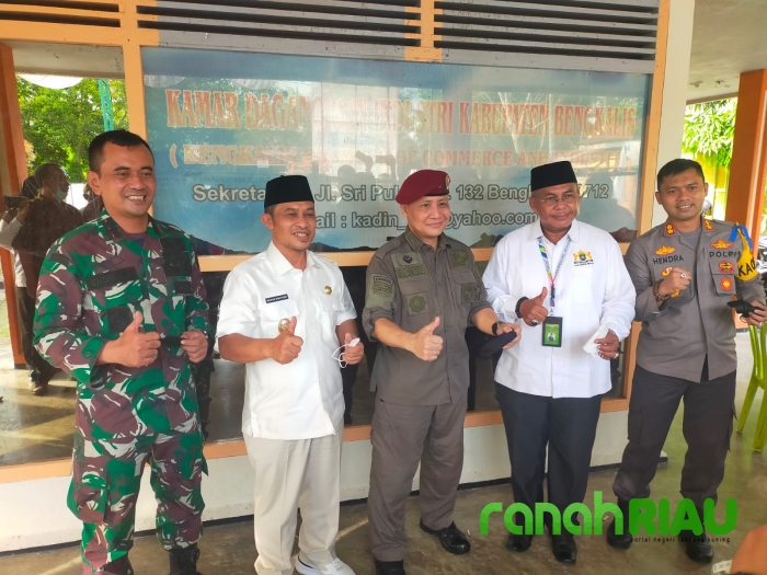 KABINDA Riau dan KADIN Bengkalis Silaturahmi Tingkatkan Penguatan Ekonomi Yang Berwawasan Kebangsaan