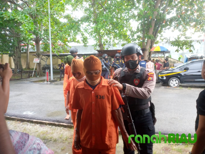Empat Orang Kurir Sabu di Ringkus Tim Gabungan Satnarkoba Polres Bengkalis