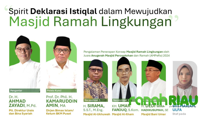 Spirit Deklarasi Istiqlal, Kemenag Usung Masjid Ramah untuk Pelestarian Lingkungan