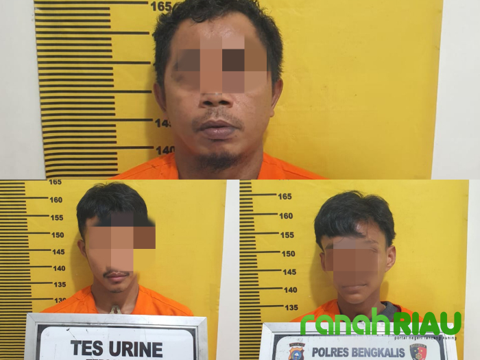 Siap Edar 40 Paket Sabu, Pengedar dan Kurir di Ringkus Satnarkoba Polres Bengkalis