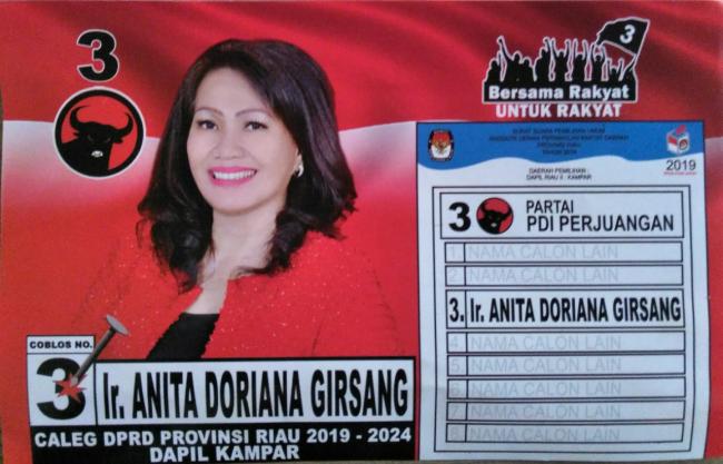Ir.Anita Doriana Girsang Akan Kembangkan Ekonomi Masyarakat Riau