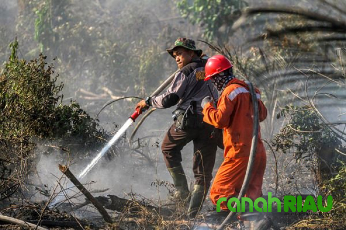 Jaga Langit tetap Biru, Polda Riau komitmen sinergi tangani Karhutla