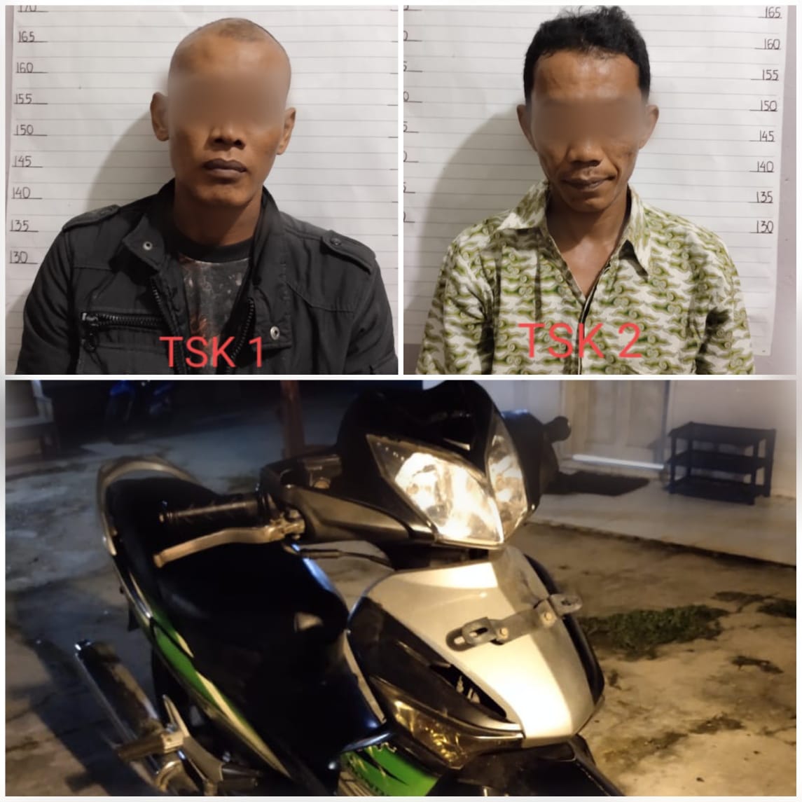 Apes.. Lagi Mau Jual Motor Curian, Ehhh Ketangkap Polisi Polsek Mandau