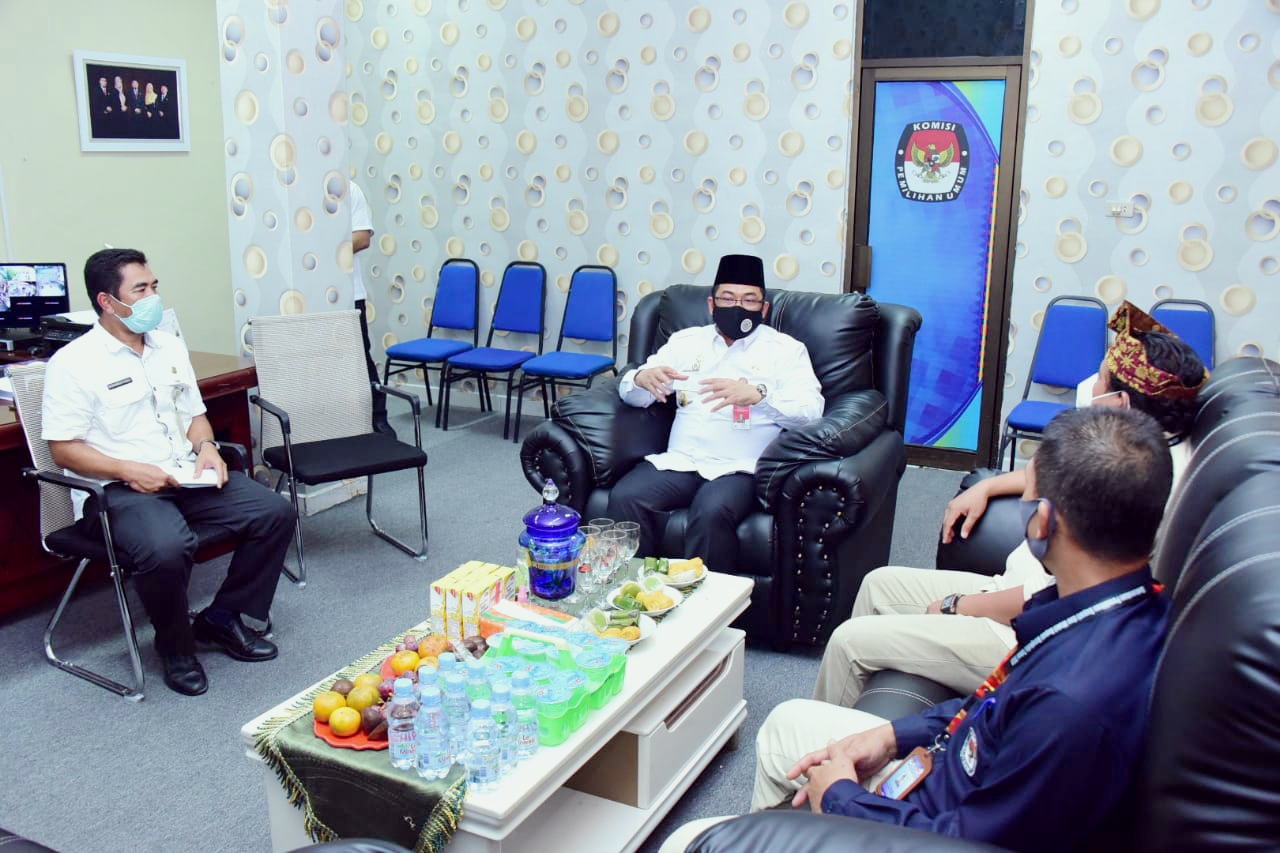 KPU Bengkalis Menerima Kunker dan Silaturahmi Pj. Bupati Bengkalis