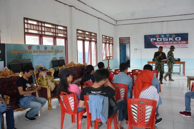 Unsrat Ikut Serta Dalam TMMD ke 104 Kodim 1312/Talaud